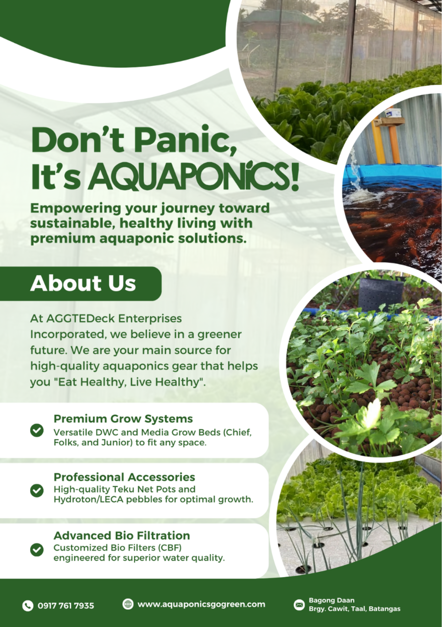 Information Material AGGTEDeck Aquaponics GoGreen cover